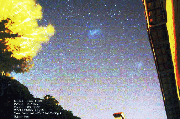 mesma foto tratada para que fosse possivel ver as nuvens