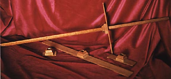 um sextante desmontado