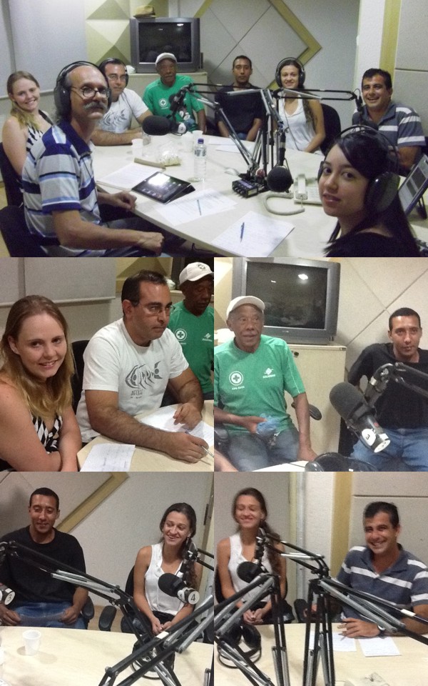 Março/12 - Universo Fantástico: 2 anos - Fotógrafos Diversos

        Em março o 'Universo Fantástico' completou dois anos. Comemoramos essa data, no dia 9, com um programa festivo, ao vivo, onde os convidados foram ouvintes do programa. 
        
        Nas fotos, além do Prof. Renato Las Casas e da Ariana 'a Curiosa', aparecem os ouvintes Daniele e Marco Aurélio (de Belo Horizonte); Orlando (de Caratinga); Thiago (de Vespasiano); Amanda e Renato (de Ravena).