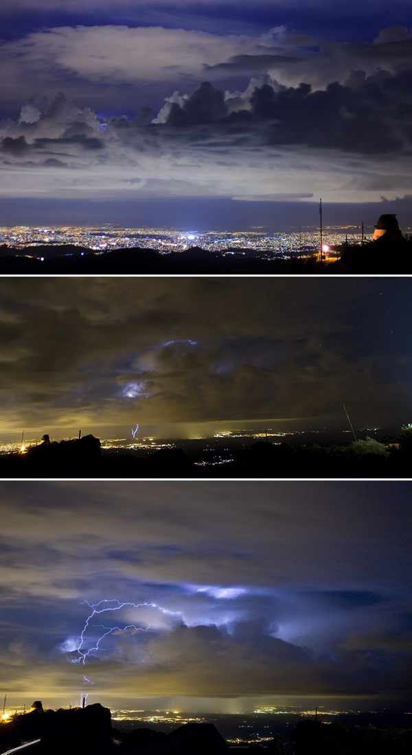 Abril/11 - Raios sobre Belo Horizonte - Fotógrafos Diversos.