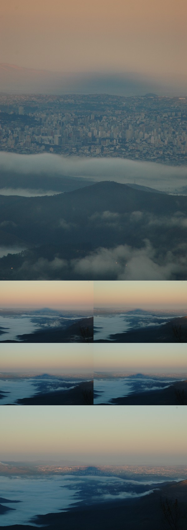 Dezembro/10 - Sombra da Serra da Piedade sobre Belo Horizonte - Lucas Henrique

        A sombra da Serra da Piedade, em um amanhecer de inverno, saindo de Belo Horizonte.